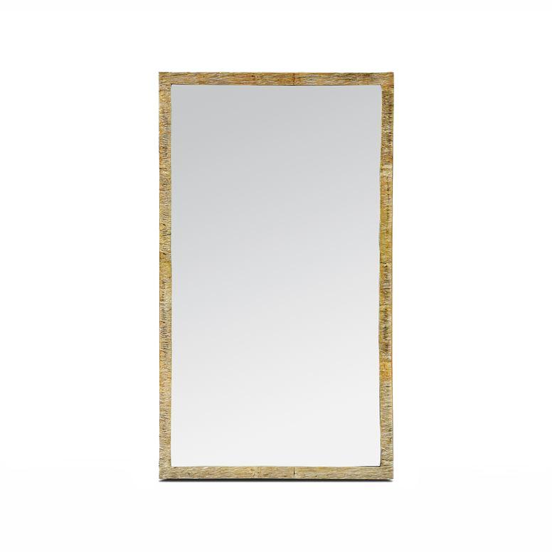made goods regent mirror etched gold brass