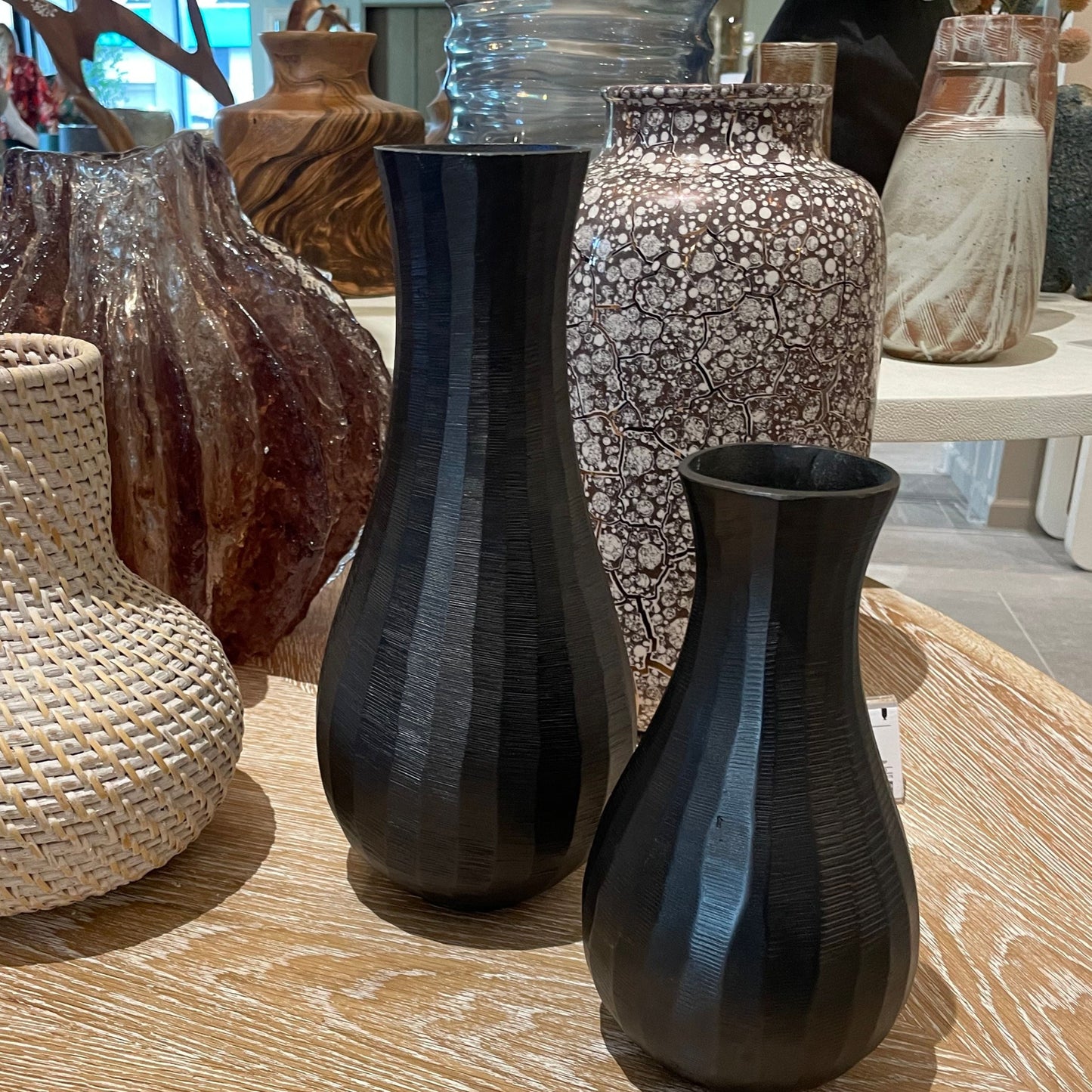 made goods roisin vase set black nickel market photo
