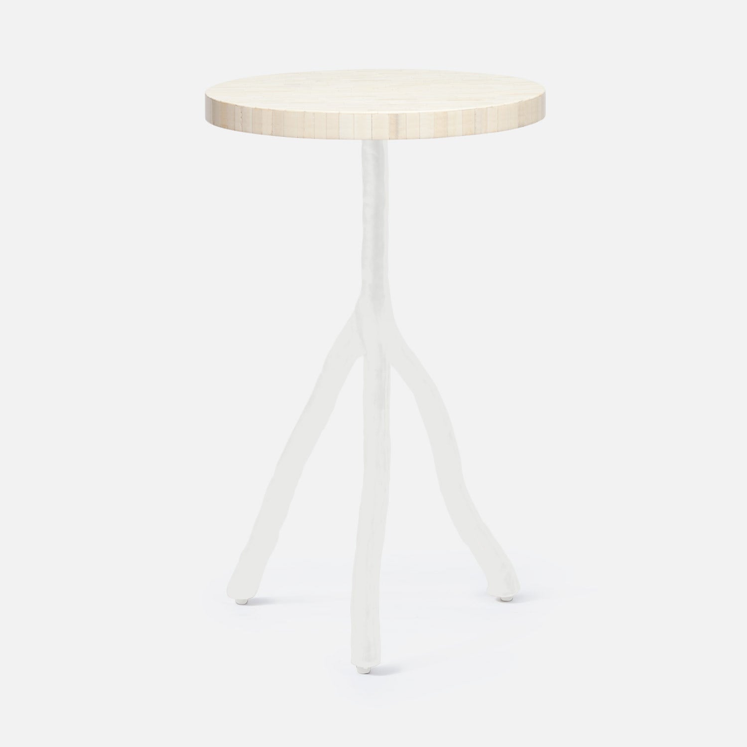 made goods royce side table white natural bone