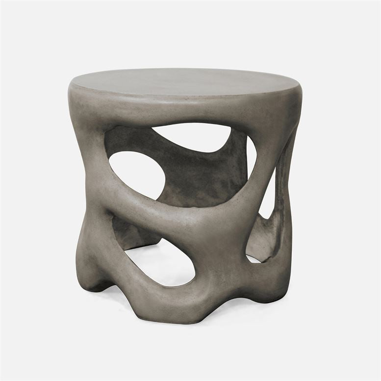 Hyde Side Table Gray Concrete