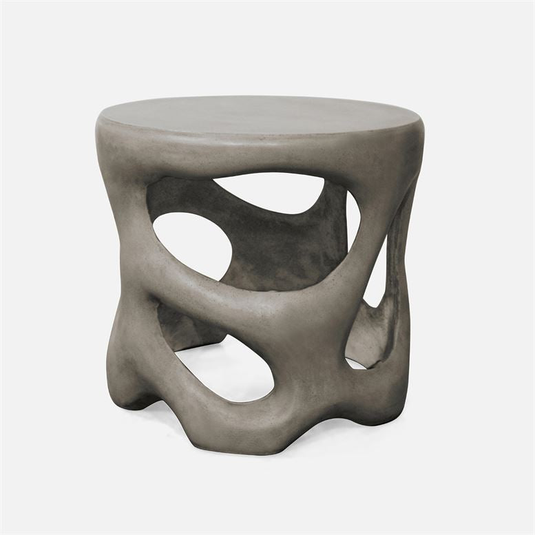 made goods hyde side table gray
