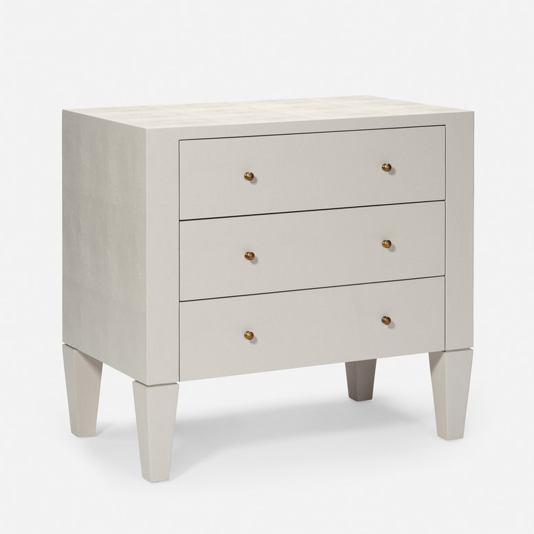 Made Goods Sorin 3 Drawer Double Nightstand French Gray – CLAYTON GRAY HOME