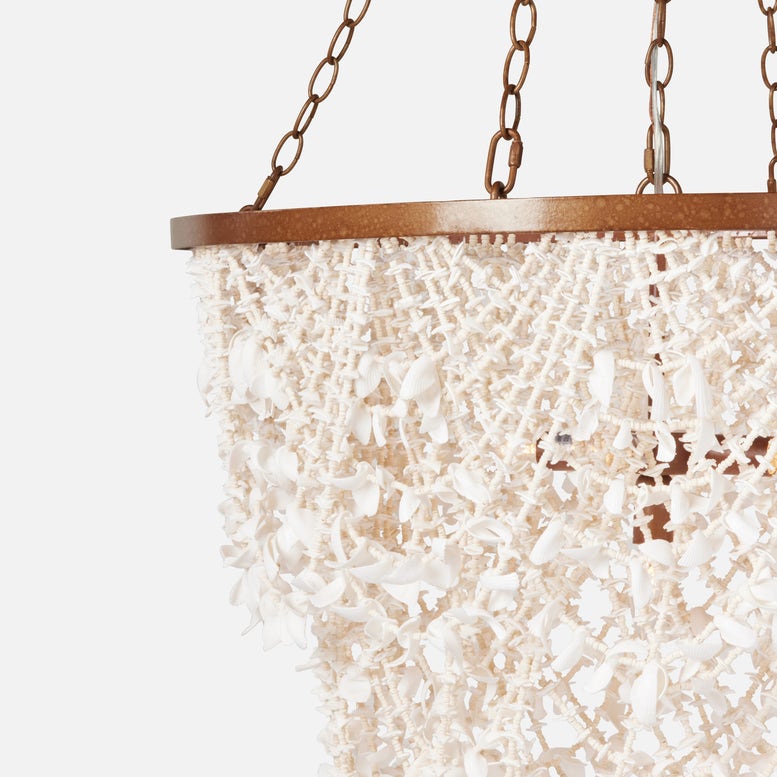 made goods terza chandelier gold detail