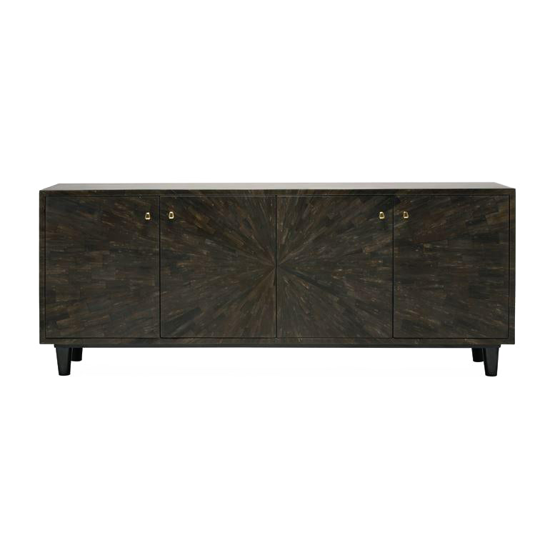 Made Goods Torion 4 Door Buffet Umber Faux Horn – CLAYTON GRAY HOME