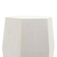 made goods daryl stool pristine white side table hexagon top