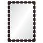 mirror home dark mahogany rectangle mirror