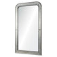 mirror home phillipe burnished silver leaf mirror side view
