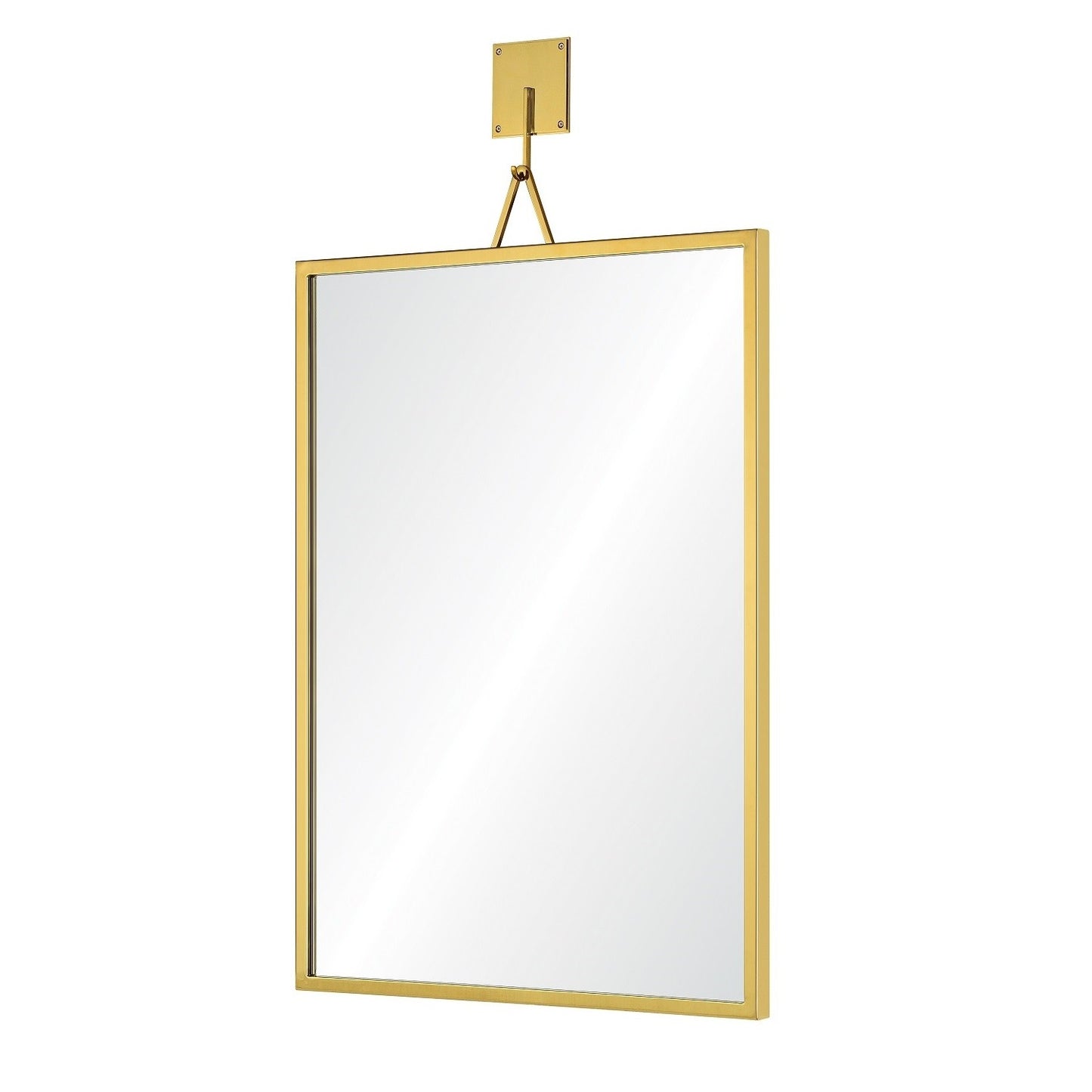 mirror home burnished brass mirror angle