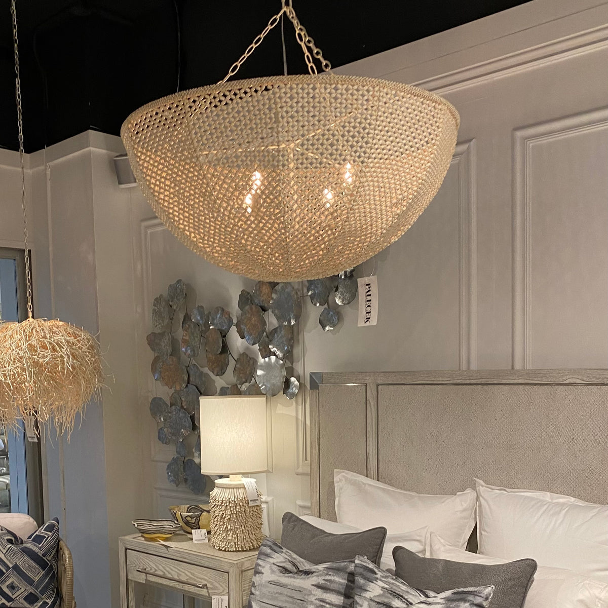 Palecek Quinn Chandelier Coco Beads Coco Beads Cream – CLAYTON GRAY HOME