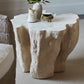 palecek camilla fossilized side table styled