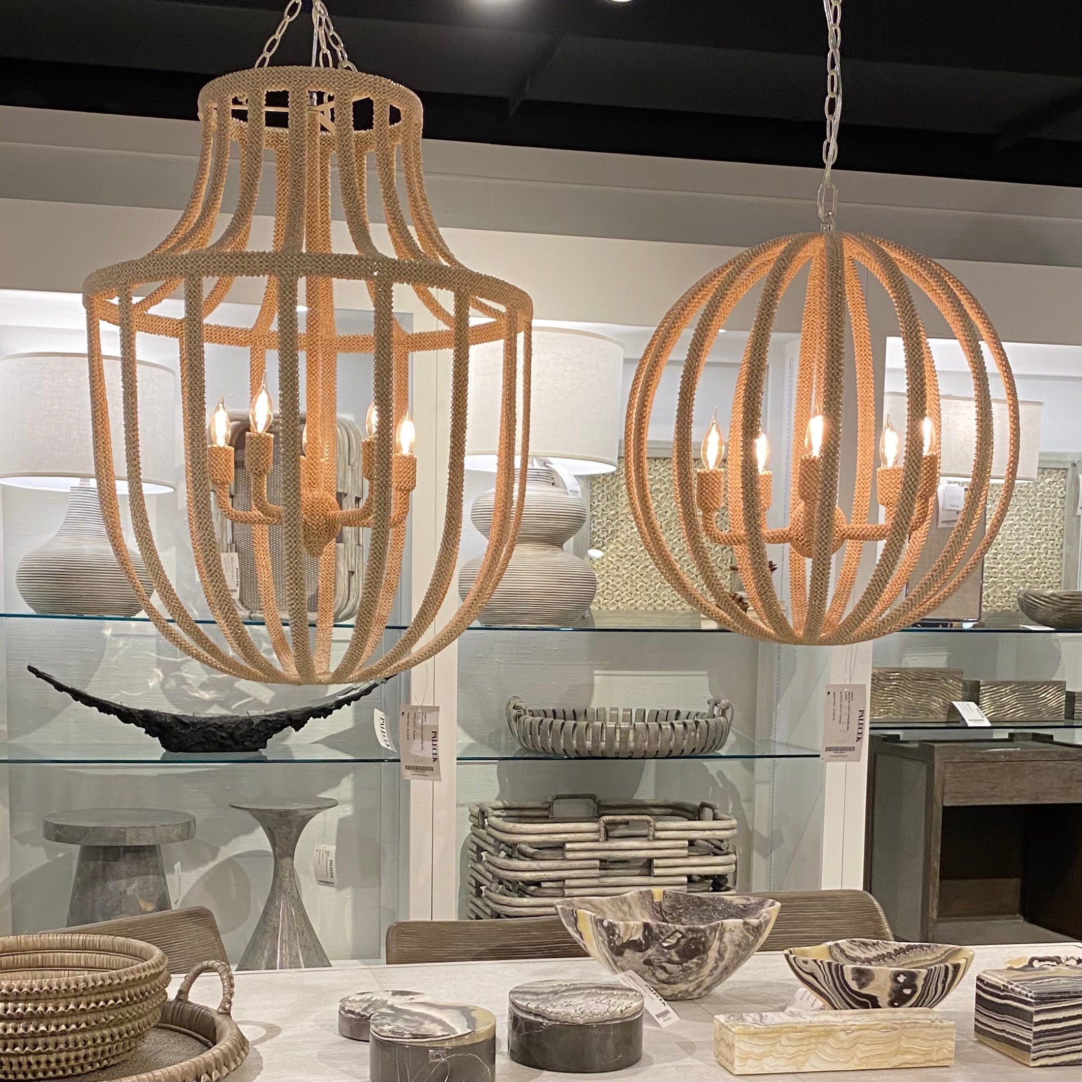 Palecek Paloma Coco Chandelier Soft White – CLAYTON GRAY HOME