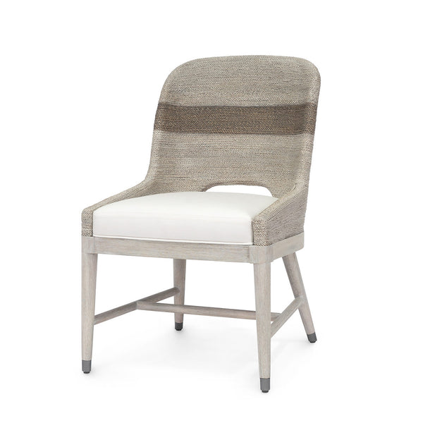 Palecek Fritz Rope Side Chair Fog White and Taupe – CLAYTON GRAY HOME