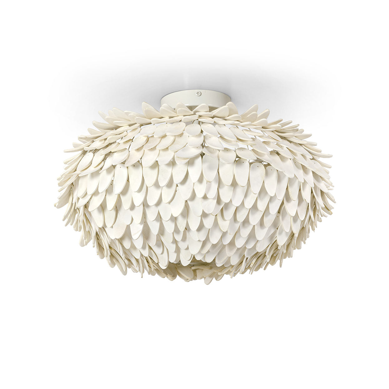 palecek mariposa flush mount chandelier bottom