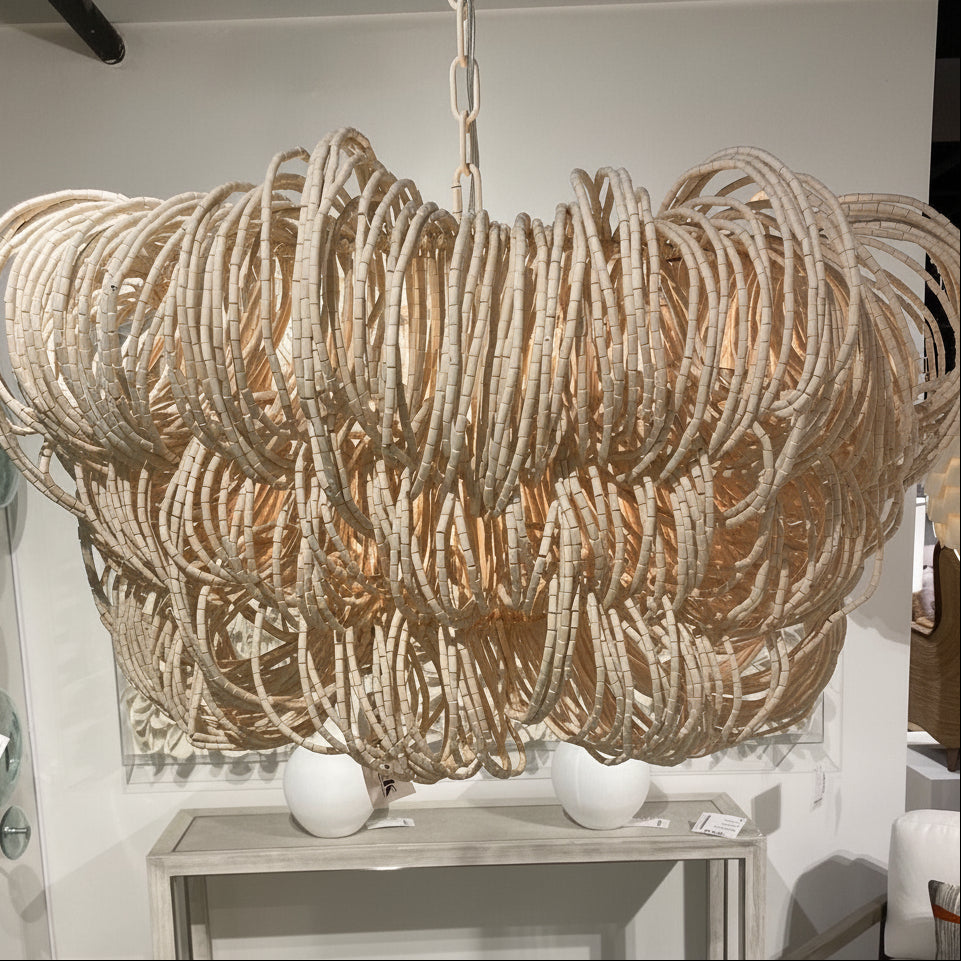 Palecek Monroe Chandelier Wood Beads – CLAYTON GRAY HOME