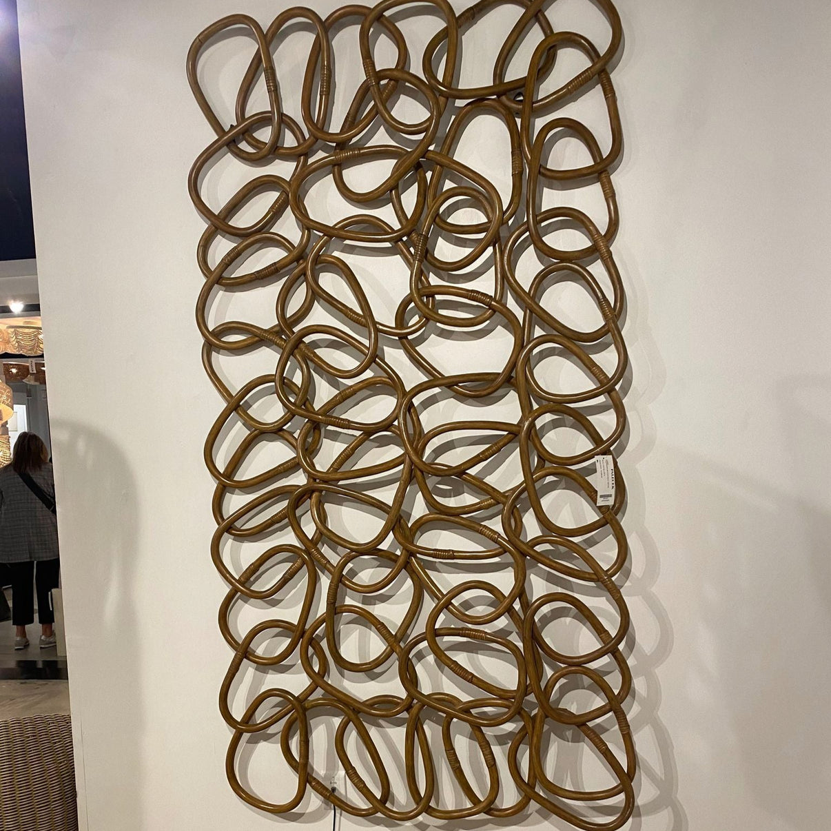 Palecek Palisades Rattan Wall Decor Natural CLAYTON GRAY HOME