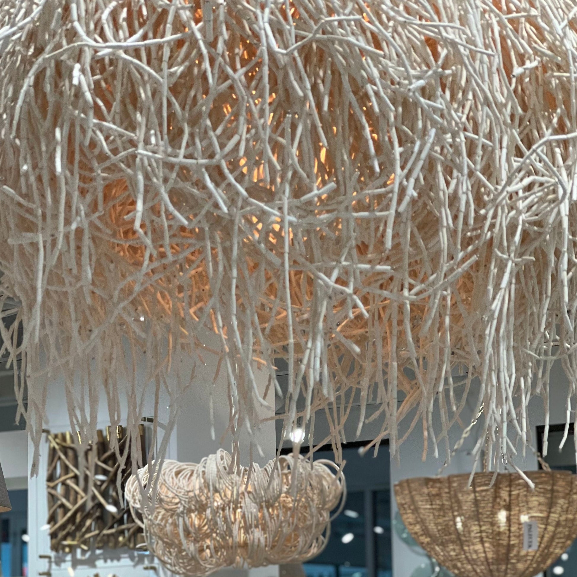 palecek windblown chandelier detail market