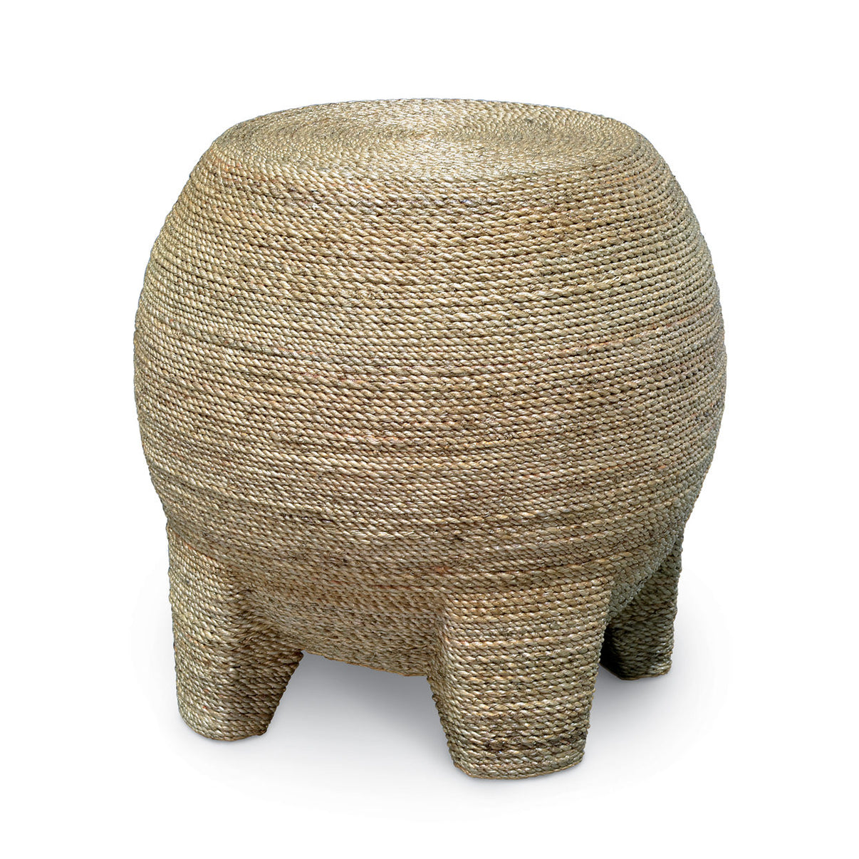 Palecek Wrapped Rope Bulb Stool Abaca Natural – CLAYTON GRAY HOME