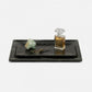 pigeon and poodle elyria tray set black marble