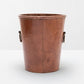 pigeon and poodle ogden wastebasket tobacco leather