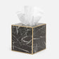 pigeon and poodle rhodes tissue box nero marble and brass