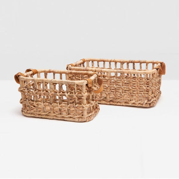 Pigeon and Poodle Somerset Basket Set Natural – CLAYTON GRAY HOME