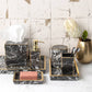 pigeon and poodle rhodes tissue box nero marble and brass styled
