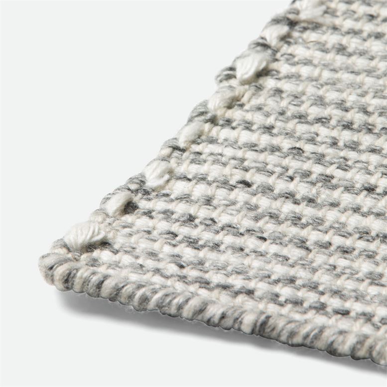 made goods marley outdoor rug grey and ivory detail