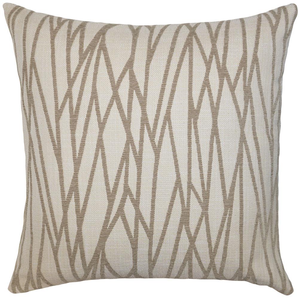 square feathers carved bamboo pillow