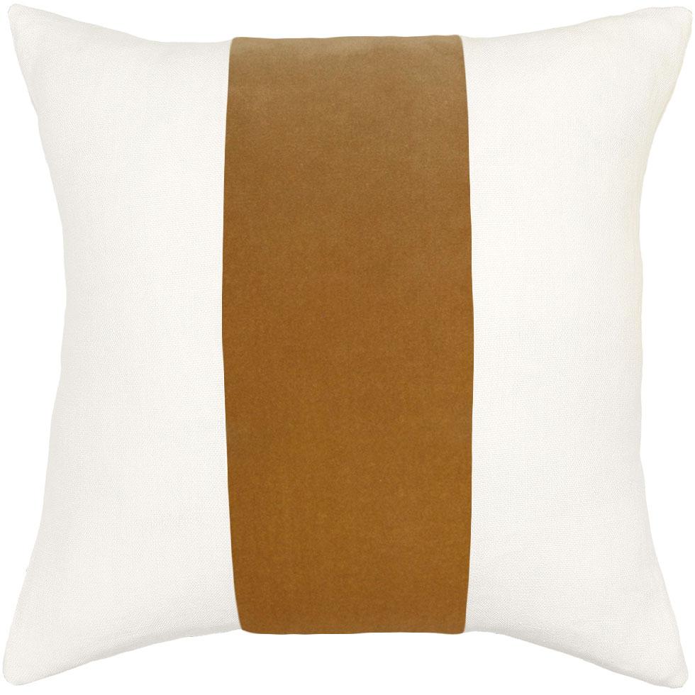 square feathers ming birch camel pillow