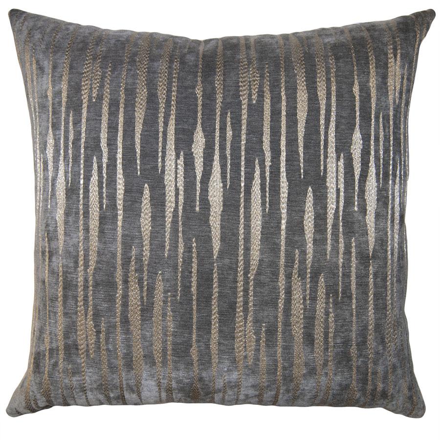 square feathers smokey shattered pillow