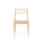 villa and house adele side chair cerused oak front