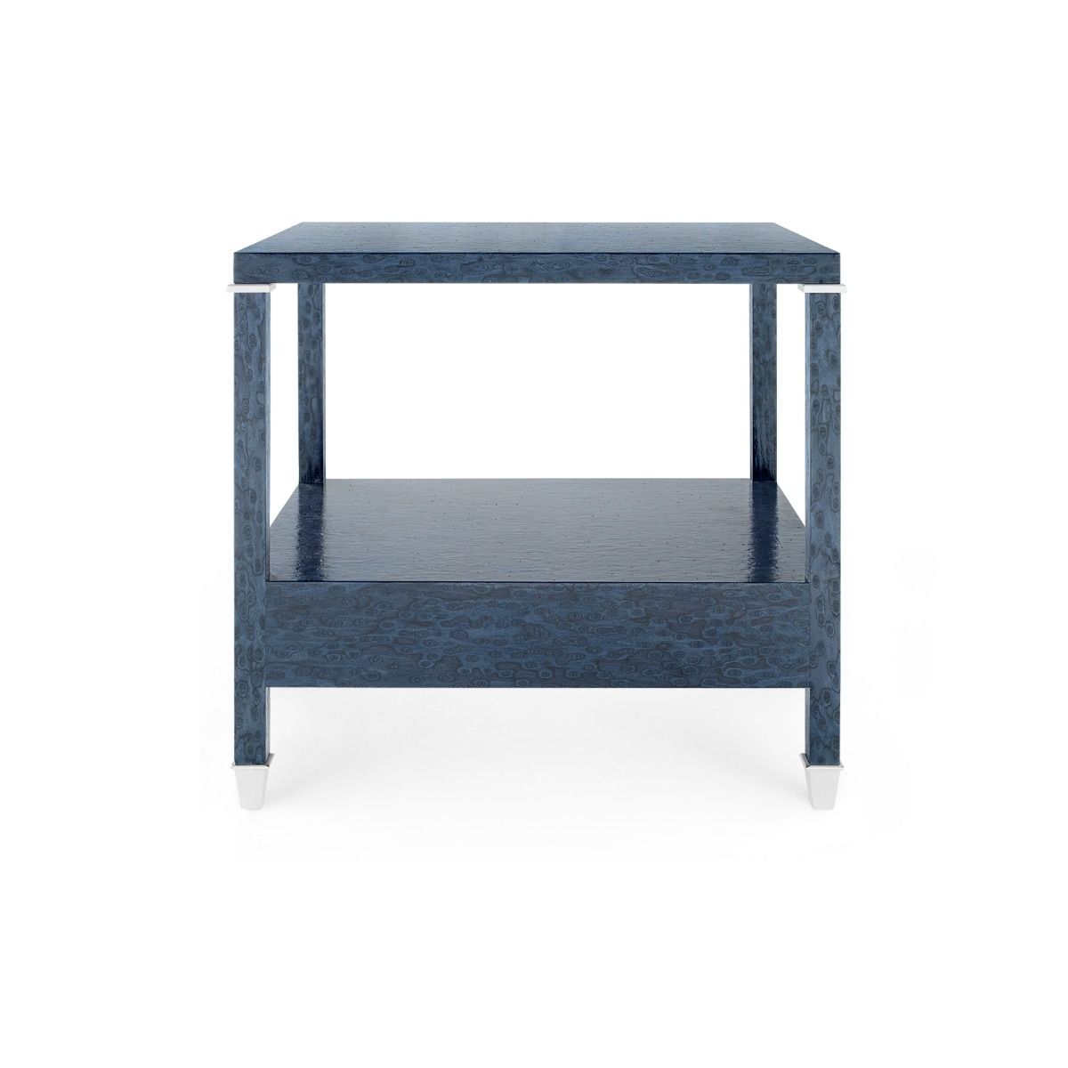 villa and house alessandra 1 drawer side table navy blue back
