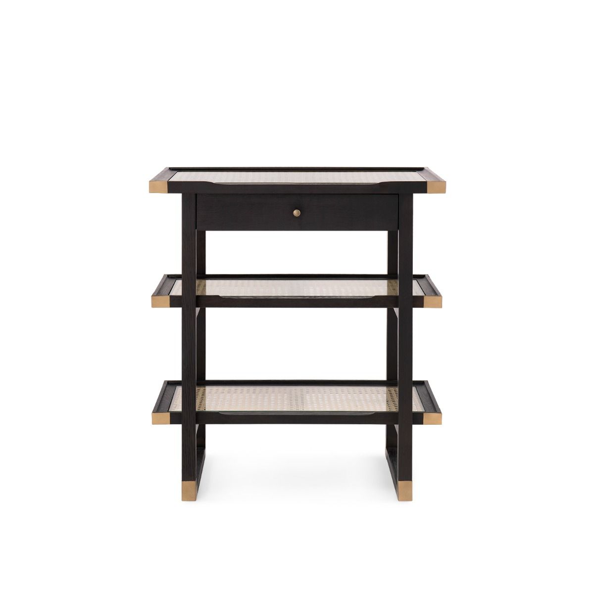 villa and house austin side table espresso front