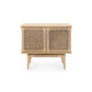 villa and house dante 2 door cabinet natural front