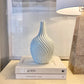 Villa and House Dune Vase Cool White Lifestyle on Books