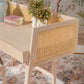 villa and house evan desk bleached cerused oak styled photo