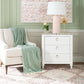 villa and house fairfax side table white styled