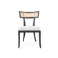 villa and house marshall side chair espresso front