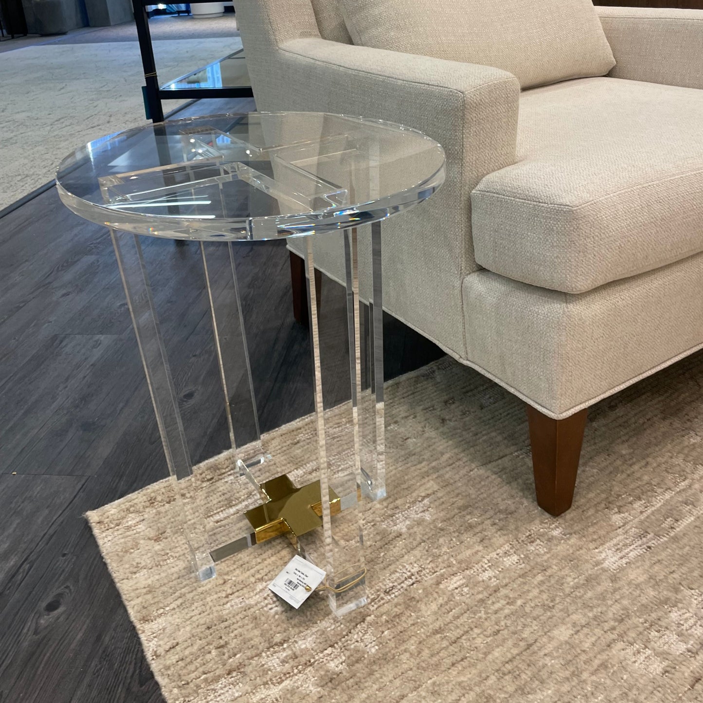 villa and house otis side table clear market