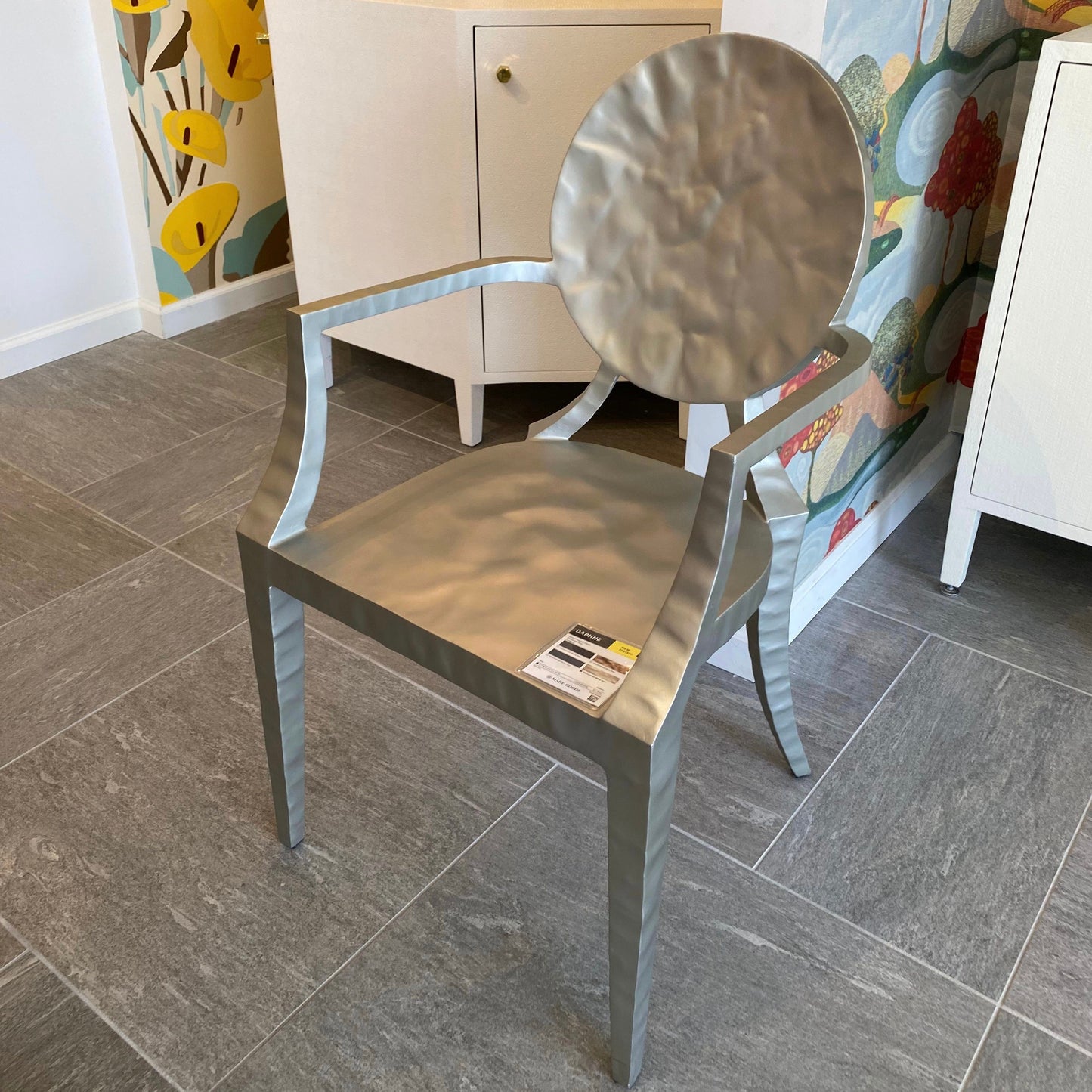 made goods Daphne chair silver