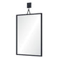 mirror home welded wall mount mirror black nickel angle