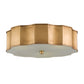 currey and company wexford flush mount brass