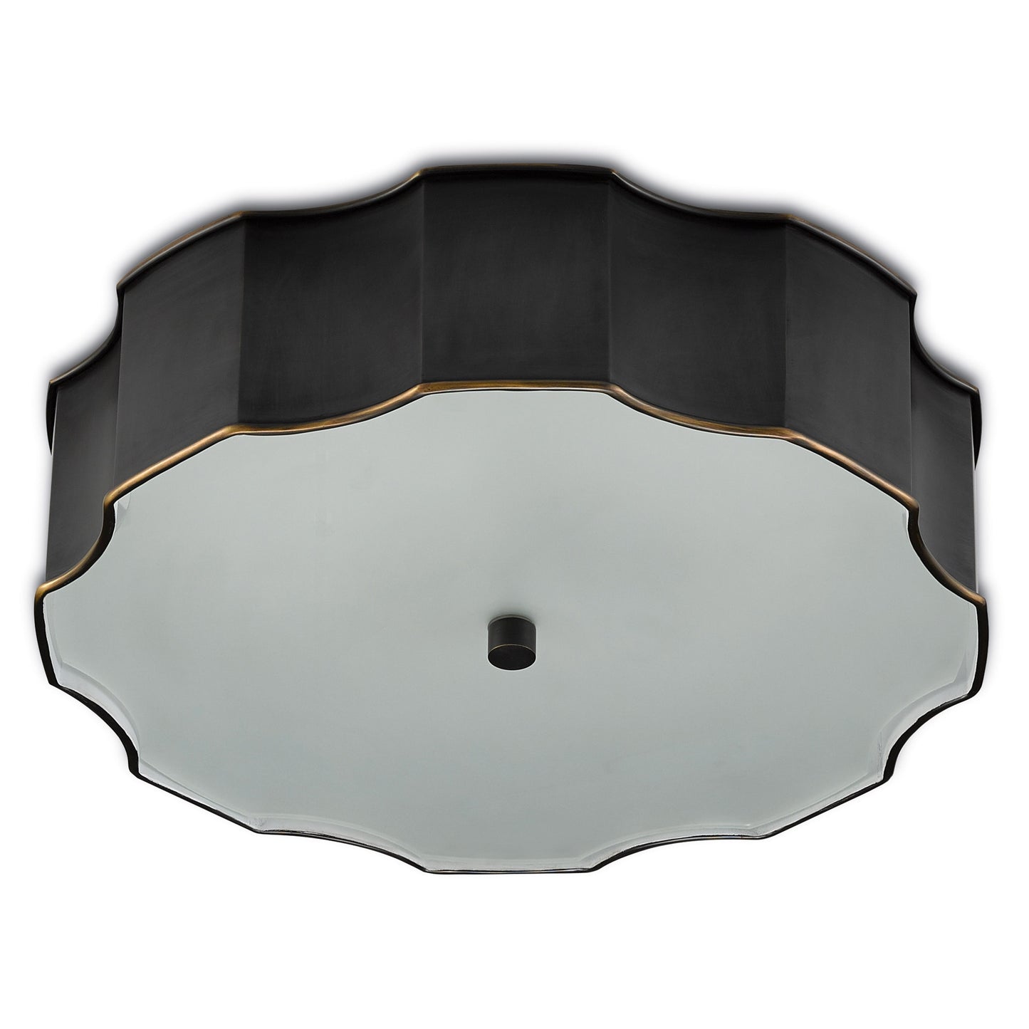 currey and company wexford flush mount bronze bottom