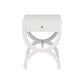 worlds away alexis side table white lacquer