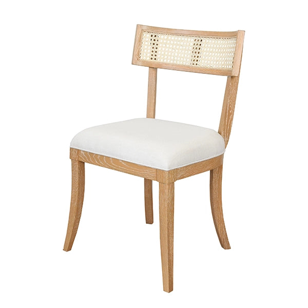 worlds away britta dining chair cerused oak angle