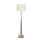 worlds away capone floor lamp silver