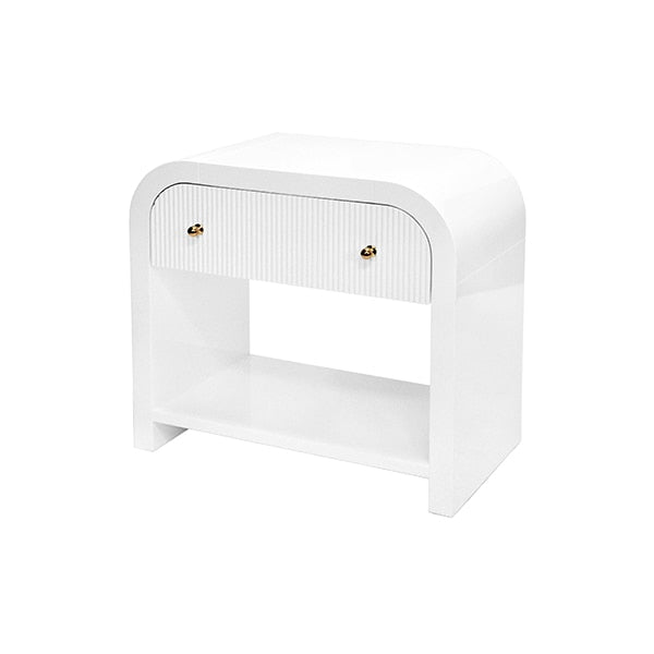 worlds away esther side table white lacquer