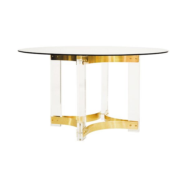 worlds away hendrix dining table antique brass
