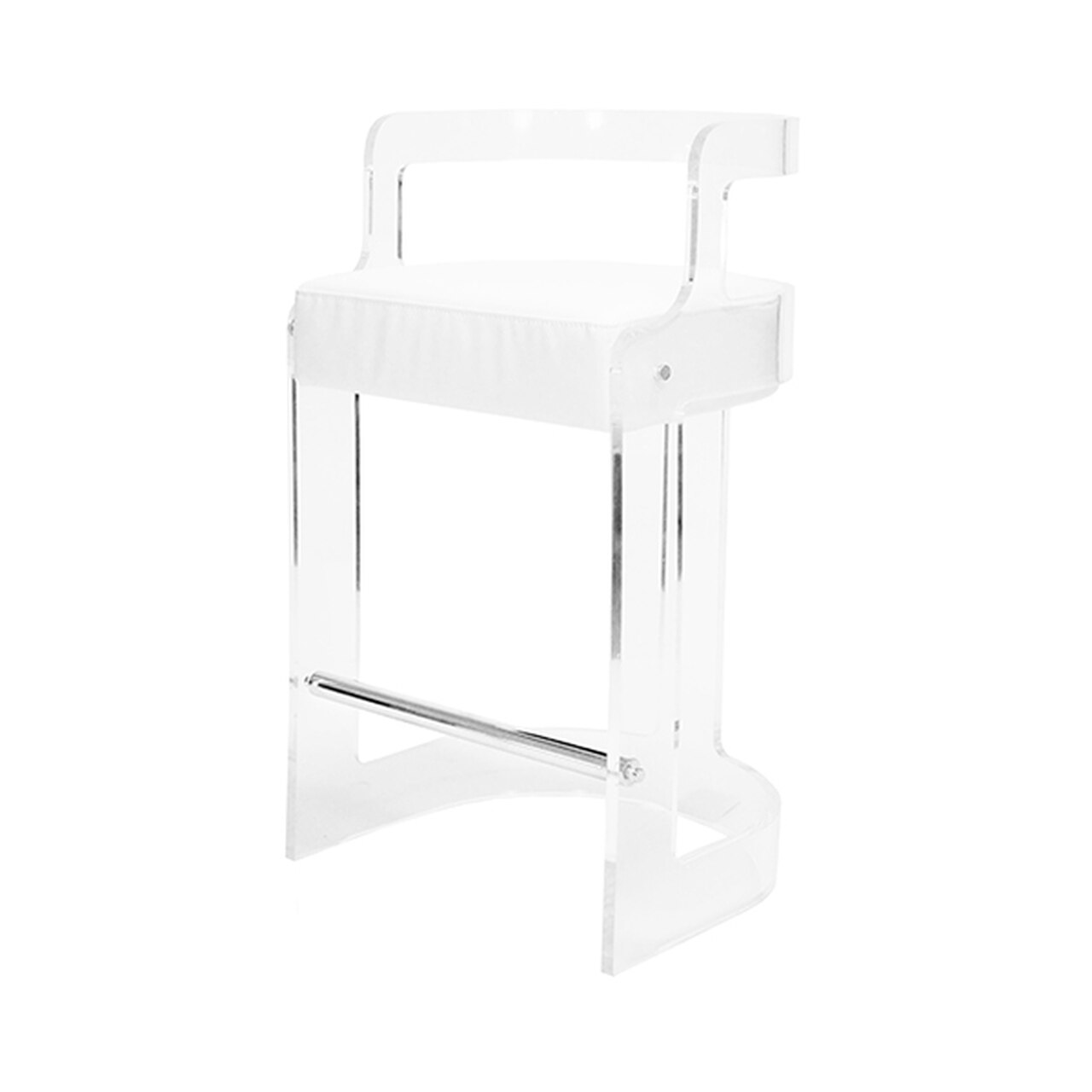 worlds away malone counter stool white vinyl angle