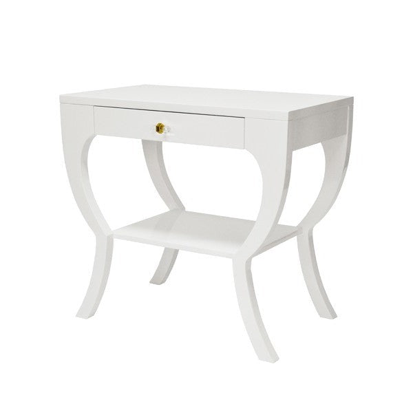 worlds away sonya side table white lacquer
